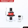 RCAWD Front/Rear Diff Combo Complete w/Diff Gear 39T Input Gear