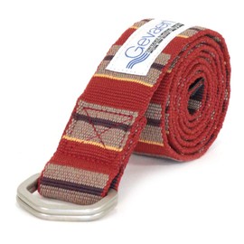 SWINGPLUS Gevalt Belgian Double Ring Belgian Double Ring Belt, Fabric, Leather, Casual, Double Ring, Unisex, Made in Japan, One Size Fits Most, orange/purple