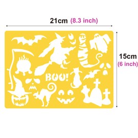 Drawing Stencils Set for Kids, 20 pcs DIY Drawing Template,Bullet Journal Stencil,Over 300 Different Patterns,Reusable Washable Craft