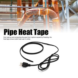 16Ft Heat Cable for Pipe Freeze, Water Pipe Heating Tape Self Regulating Heating Cable with Plug, for Roof Deicing and Pipe Freeze,