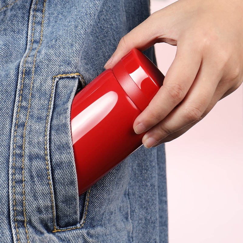 Small Thermos Flasks Stainless Steel - Cute Water Bottle, Vacuum