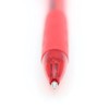 Writon Retractable Ballpoint Pens, Comfort Grip, 1.0mm Medium Point, Red