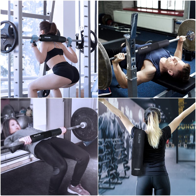 Barbell Pad Set for Squats Hip Thrusts, Barbell Weight Set