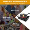 Techwood Hot Plate Portable Electric Stove 1500W Countertop Single Burner