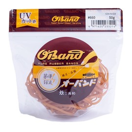 Rubber Bands, O-Band #660, 1.8 oz (50 g), Transparent Bag, American Color, Thick Width, Small Volume, Packaging, Rubber Band, All Sizes 28.7 inches (73 cm), Kyowa