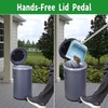 Umtiti Dog Poop Trash Can with Lid for Outdoors，3.2 Gallon