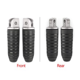 Topteng Motorcycle Footpegs, Front & Rear Foot Rest OEM Foot Peg Footrests fits for Suzuki DL650 V-Strom 650 All Year, DL1000 V-Strom 1000 All Year