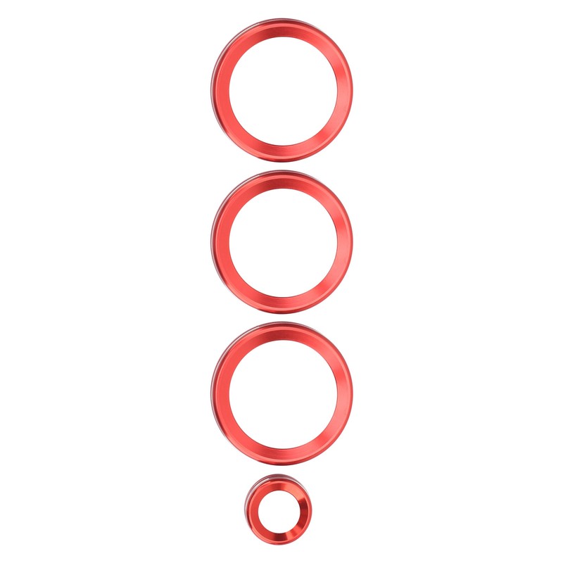 4Pcs A/C Knob Ring Trim Volume Adjuster Decor Fit for