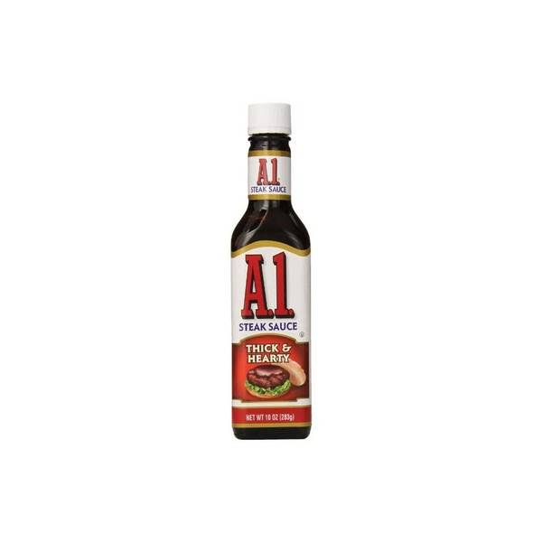 A.1. Sauce 10oz Glass Bottle (Pack of 4) Select Flavor Below (Thick & Hearty)