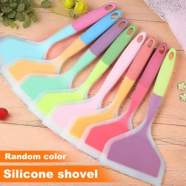 Unbranded 1PC Non-stick Pancakes Shovel Food Grade Silicone Shovel Pan Wide Spatula Steak