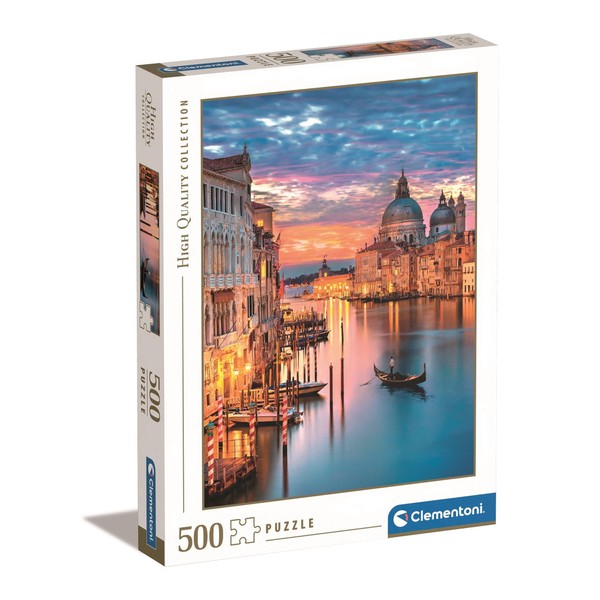 Clementoni Adult Puzzle PZL 500 HQC LIGHTING VENICE MADE IN