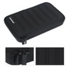 Harmonica Case, Portable PU Leather Harmonica Storage Bag with Zipper