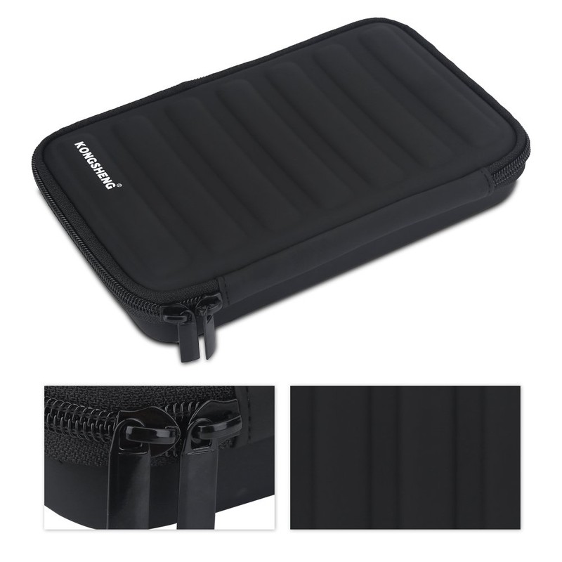 Harmonica Case, Portable PU Leather Harmonica Storage Bag with Zipper