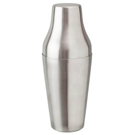 COCKTAIL7 Paris French Cocktail Shaker Continental 50cl Brushed Stainless Steel Barware SHA-PARIS-03