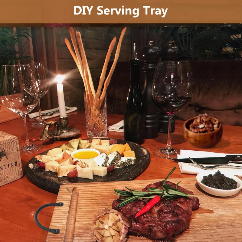 Serving Tray Handles Hardware, Side Fixing Handle for Trays Cutting