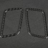 2pcs Carbon Fiber Dashboard Air Vent Cover Trim Paste Installation