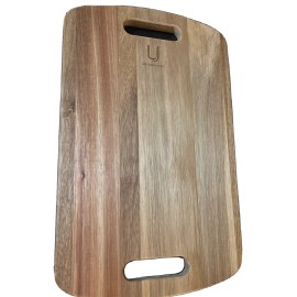 Uncommon James 15” Acacia Wood Cheeseboard/Ch