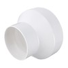 Mobestech Abs Exhaust Reducer Adapter Ventilation Hose Connector PVC Reducer