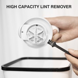 Fabric Shaver, Lint Remover Rechargeable, Electric Portable Sweater Defuzzer Digital LED Display to Remove Pilling for Clothes, Furniture, (White with one Shaver Blades)