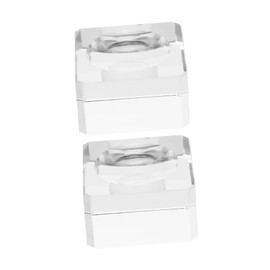 Ciieeo 2pcs Creative Glass Crystal Ball Bases for Tabletop Decor Stylish Living Room Ornaments with Sturdy Support for Sphere Display and Home Decoration