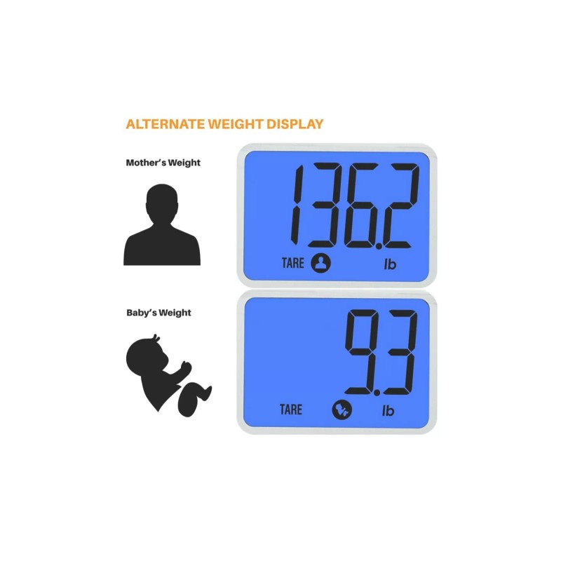 SMART WEIGH SMART TARE BODY SCALE - STS200-BLK - 440lb/200kg