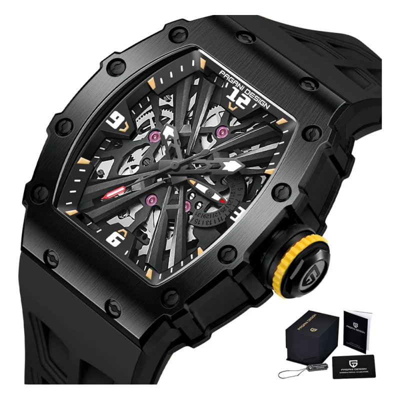 Reloj De Pulsera Analógico Ejecutivo Pagani Design Para Homb Correa