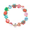 TOFBS Women's Christmas Elegant Christmas Bracelet Made of Polymer with
