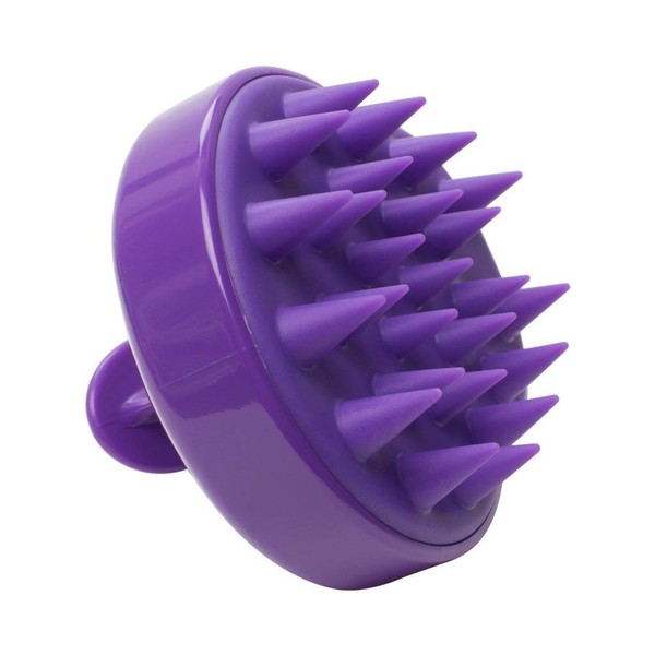 The Brainiac Scalp Massager/Scalp Care Brush (Purple)- Wet and Dry
