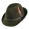 Jaxon Alpine Fedora Hat (X-Large, Moss)