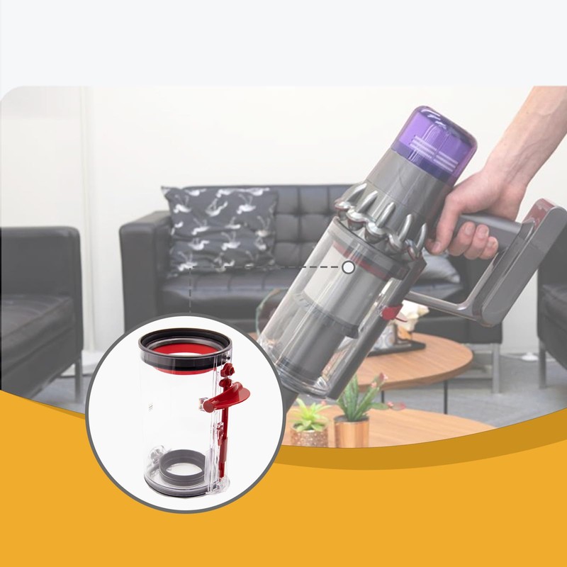 LunaMeet Large Dust Bin Replacement for Dyson V10 SV12 Vacuum