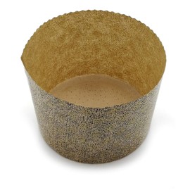 Erre4m 10 x Brown Paper Panettone Baking Moulds - Available in 4 Sizes (750g)
