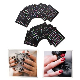 Outanaya Sheets Luminous Nail Art Stickers French Manicure Decals Uv Nail Lights Required