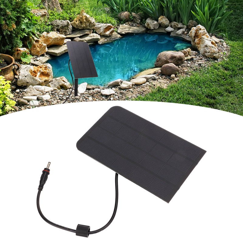 Solar Oxygen Pump 2.5W High Power Lightweight Fishing Pool Oxygen
