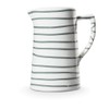 GMUNDNER KERAMIK Water Jug Capacity: 0.7 Litres Grey Flamed Crockery