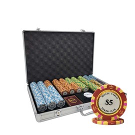 MRC POKER 650 pcs 14g Monte Carlo Poker Club Poker Chip Set