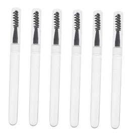 Outanaya 6Pcs Eyelash and Eyebrow Brush Ergonomic Applicators for Mascara Eye Makeup Durable for Lash Separation Grooming