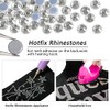 Beadsland Hotfix Rhinestones, 1440pcs Flatback Crystal Rhinestones for Crafts Clothes