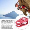 20KN Outdoor Small Climbing Pulley Aluminum Micro Fixed Side Pulleys