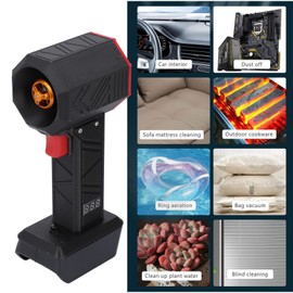 YUYTE Electric Air Duster Fan, Lightweight Compact Design, 1KG Thrust, Stepless Speed Control, Brushless Motor