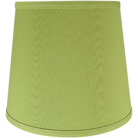 Aspen Creative 58786A Empire Uno Lamp Shade in Lime Green, 7 1/2" Top x 10" Bottom x 8 1/2" Slant Height, Slip UNO 33mm