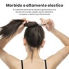 200 Pezzi Elastici Capelli Donna, 2 mm Elastici Capelli Neri