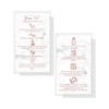 Brow Tint Aftercare Instruction Cards | 50 Pack | Physical