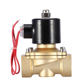 DN25 1" Two Way Brass Electric Solenoid Valve Normally Closed 220VAC