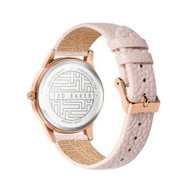 Ted Baker Fitzrovia Charm Pink Stingray Printed Leather Strap Watch (Model: BKPFZF1229I)