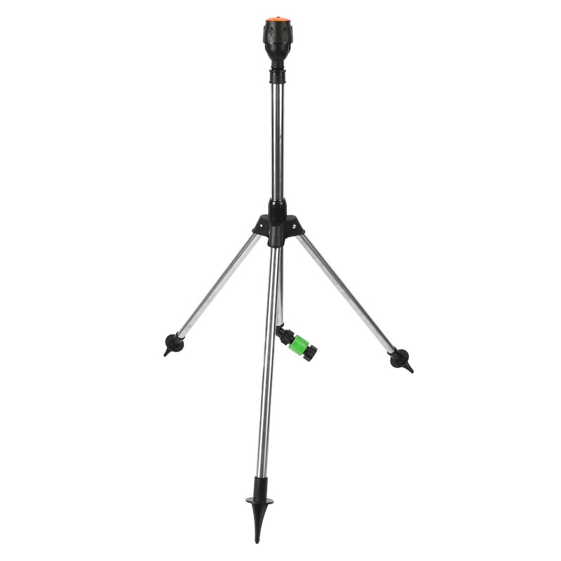 Sprinkler Tripod 360 Degree Rotating Automatic Irrigation Head Liftable Spraying