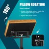 POARMEEY Tattoo Arm Rest Hydraulic System Adjustable Height with Wood