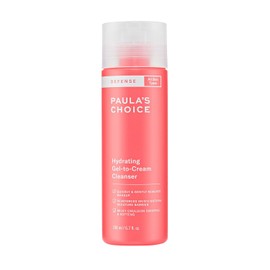 Paulas Choice-DEFENSE Hydrating Gel-to-Cream Facial Cleanser with Green Tea, Licorice, Aloe  Soy, Anti-Pollution and Free Radical Damage Protection...
