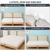 Spongiduits 3-in-1 Split King Bed Bridge with Removable Washable Cover,