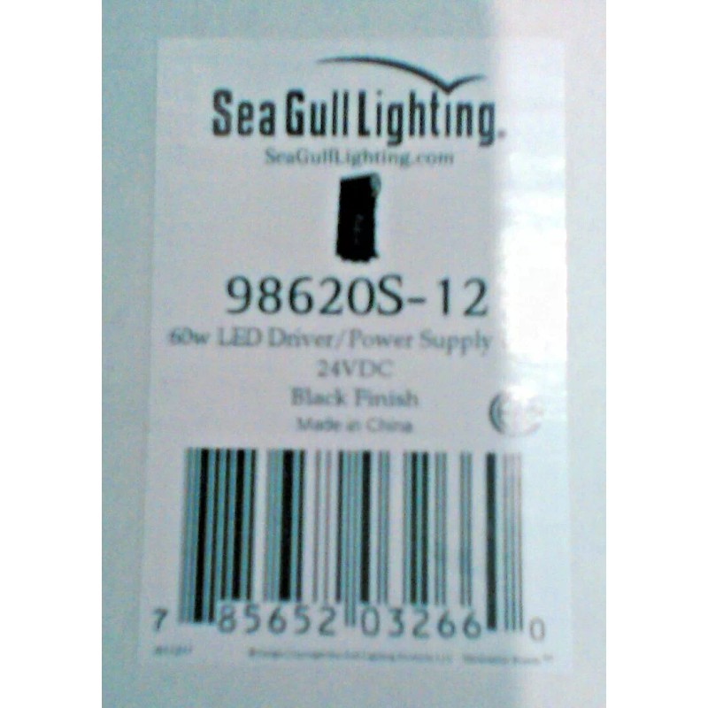 Sea Gull Lighting 98620S-12 60 Watt LED Driver/Power Supply Unit