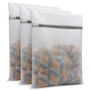 3Pcs Durable Honeycomb Mesh Laundry Bags for Delicates 12 x